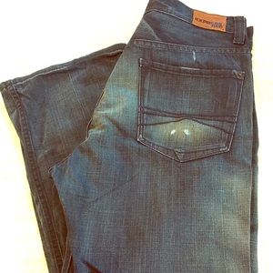 EXPRESS mens jeans. Blake regular rise loose fit.